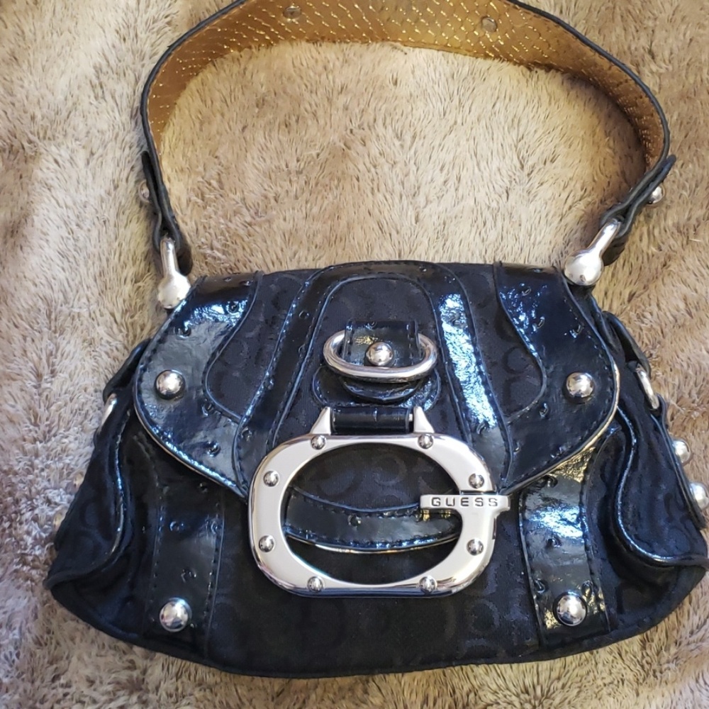 Guess black mini bag